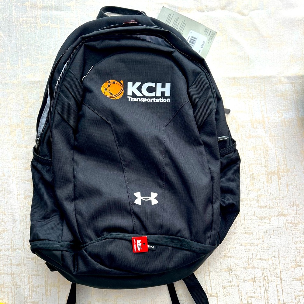 NWT Under Armour Hustle 5.0 Backpack with Team Logo | Basketball Bag | Bookbag